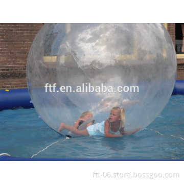 2016 high quality safty 0.8 mm PVC transparent inflatable water walking ball